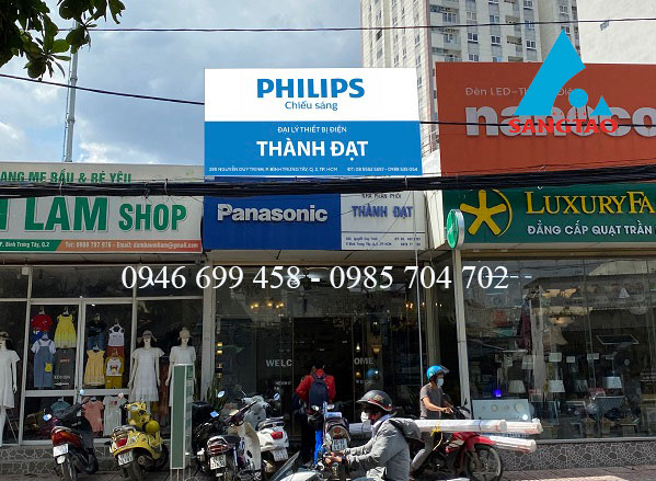 Thiết kế thi công bảng hiệu Philips Thành Đạt