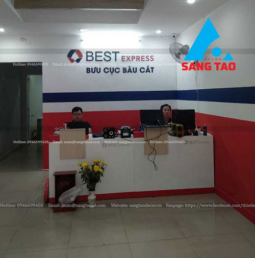 Thiết kế và thi công Best Express bưu cục Bàu Cát