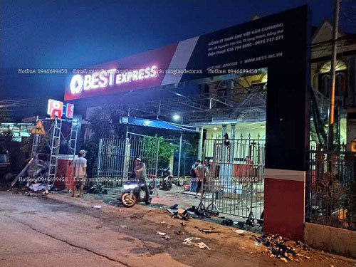 Thiết kế và thi công Best Express bưu cục Long Thành