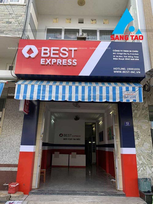 Thiết kế và thi công Best Express bưu cục Sa Đéc