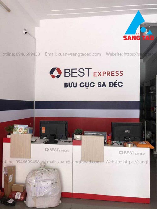 Thiết kế và thi công Best Express bưu cục Sa Đéc