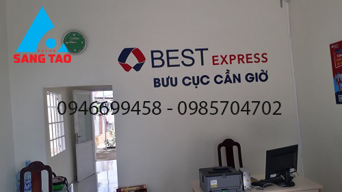 Thiết kế thi công bưu cục Best Express Cần Giờ