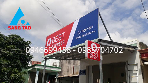 Thiết kế thi công bưu cục Best Express cần Giờ