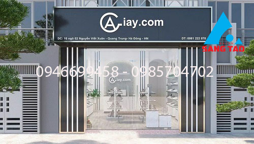 Thiết kế thi công shop giày dép độc đáo - mẫu đẹp