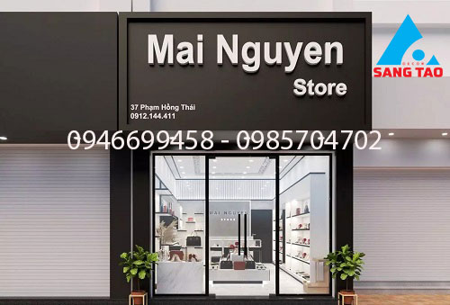 Thiết kế thi công shop giày dép độc đáo - mẫu đẹp