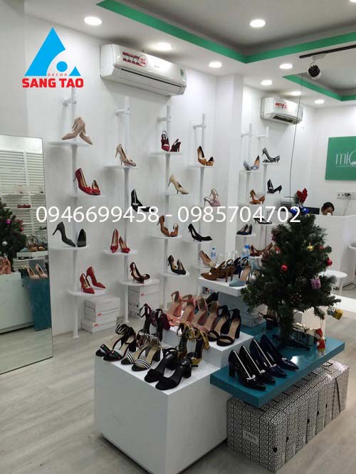 thiết kế thi công shop giày dép 