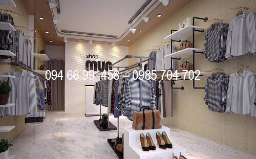 thiết kế thi công shop thời trang, thiết kế shop thời trang