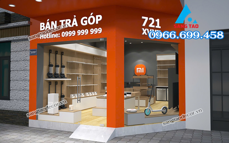 báo giá thi công nội thất showroom tai tphcm