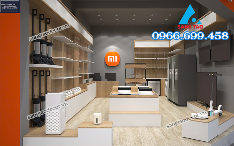 báo giá thi công nội thất showroom 