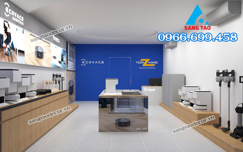 thiết kế thi công nội thất showroom