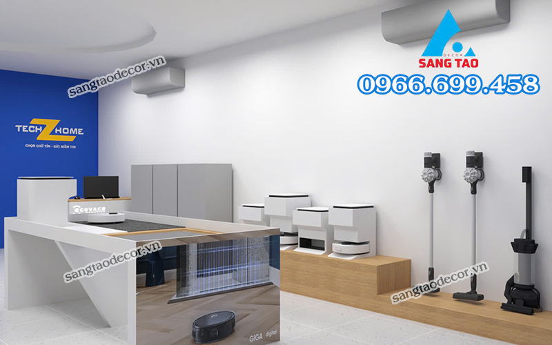 thiết kế thi công nội thất showroom