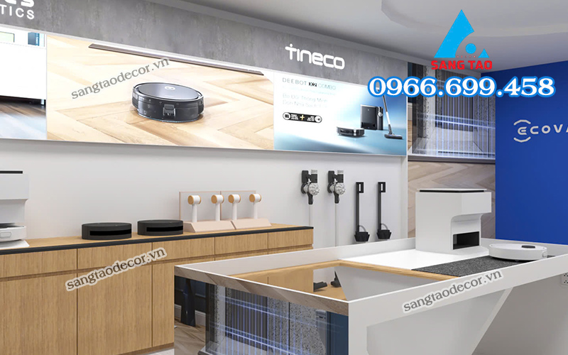 thiết kế thi công nội thất showroom
