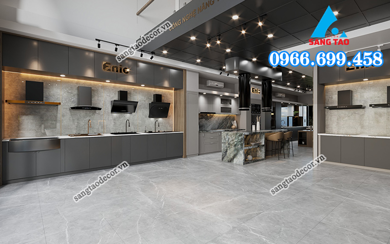 thi công showroom quận 1
