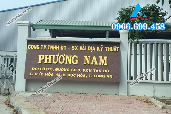 thiết kế thi công bảng hiệu phong cách công nghiệp