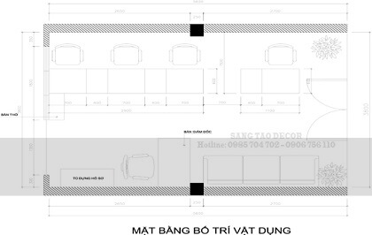 Thiết kế nội thất văn phòng Tấn An Gia