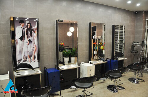 thiết kế thi công salon tóc