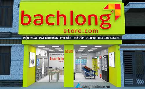 thiết kế shop điện thoại, thiết kế thi công shop điện thoại