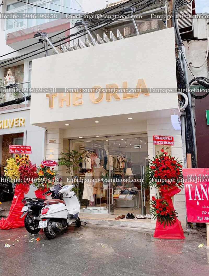 Thiết kế và thi công shop thời trang Orla