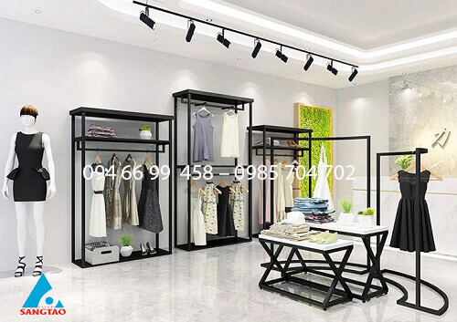 thiết kế shop quần áo nhỏ 10m2