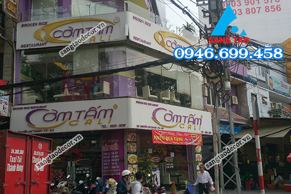 thiết kế thi công bảng hiệu công ty