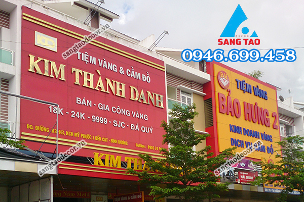 thiết kế thi công bảng hiệu công ty