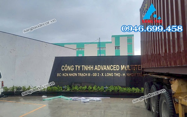 thiết kế thi công bảng hiệu công ty