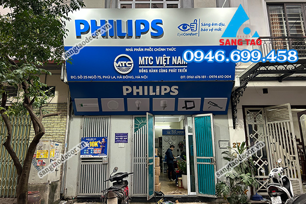thiết kế thi công bảng hiệu 