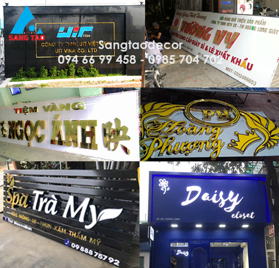 thiết kế thi công bảng hiệu quảng cáo