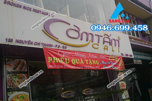 thiết kế thi công bảng hiệu công ty