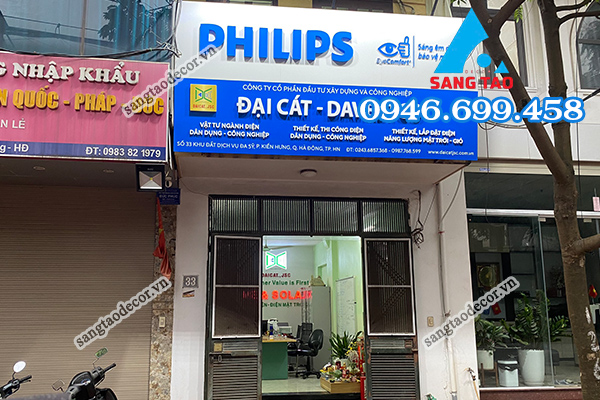 thiết kế thi công bảng hiệu 