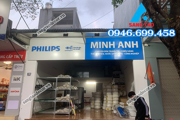 thiết kế thi công bảng hiệu 