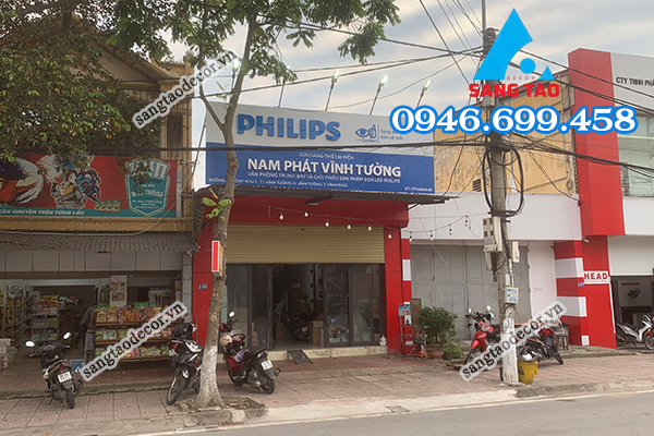 thiết kế thi công bảng hiệu 