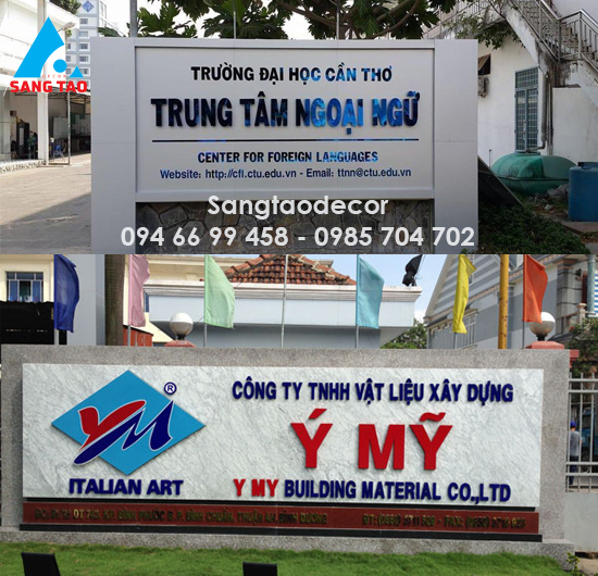 thiết kế thi công bảng hiệu quảng cáo