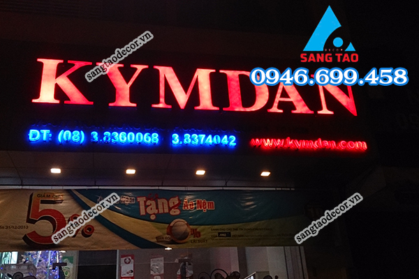 thiết kế thi công bảng hiệu công ty