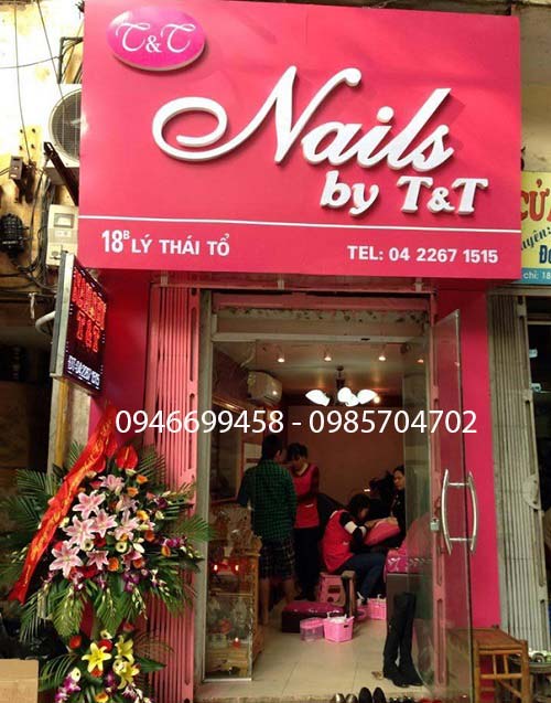 Thiết kế thi công bảng hiệu nail