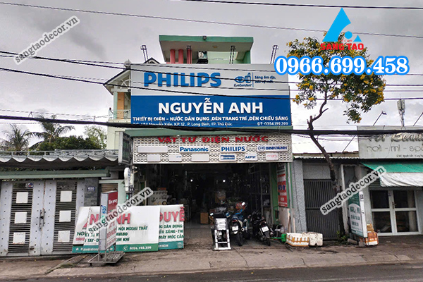 thiết kế bảng hiệu thi công bảng hiệu philips cửa hàng nguyễn anh thủ đức hcm