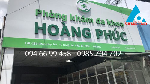 thiết kế thi công bảng hiệu phòng mạch