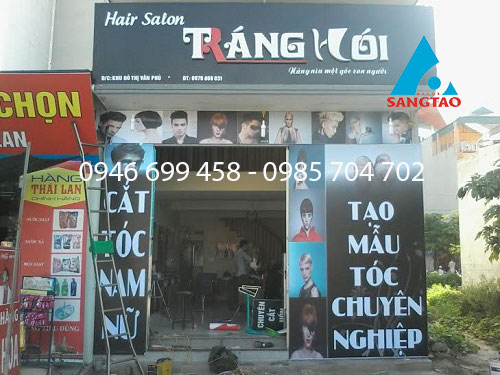 thiết kế thi công bảng hiệu salon tóc