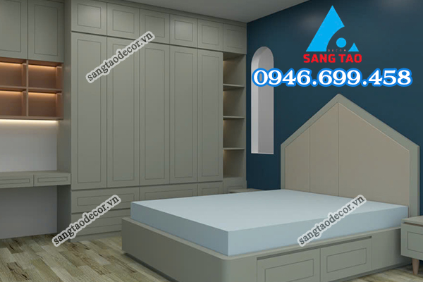 thiết kế thi công nội thất căn hộ chung cư nhà phố