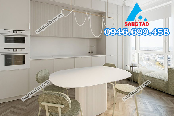 thiết kế thi công nội thất căn hộ chung cư nhà phố