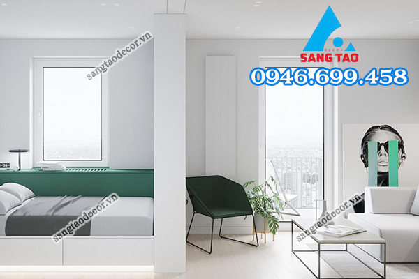 thiết kế thi công nội thất căn hộ chung cư nhà phố