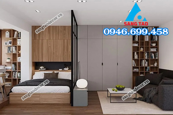 thiết kế thi công nội thất căn hộ chung cư nhà phố