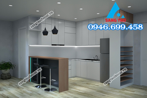 thiết kế thi công nội thất căn hộ chung cư nhà phố
