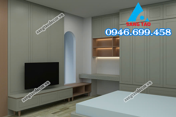 thiết kế thi công nội thất căn hộ chung cư nhà phố