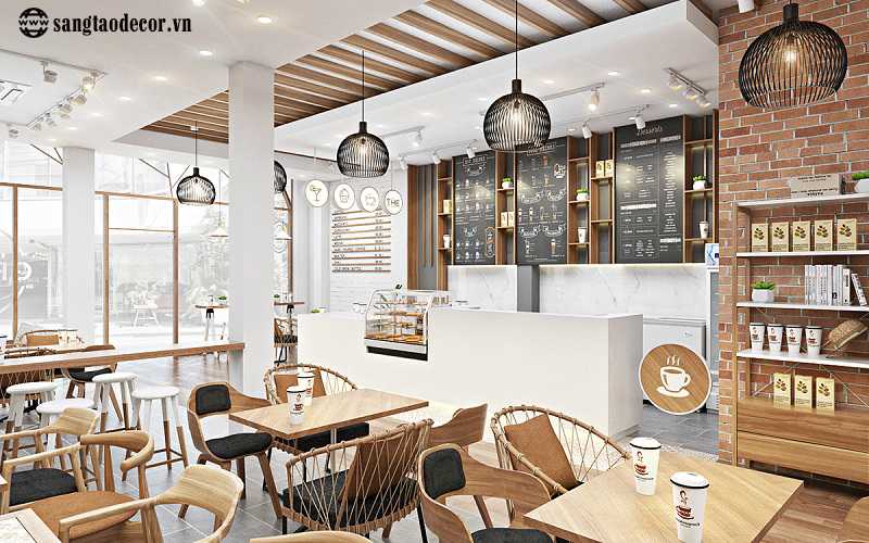 thiết kế thi công quán cafe