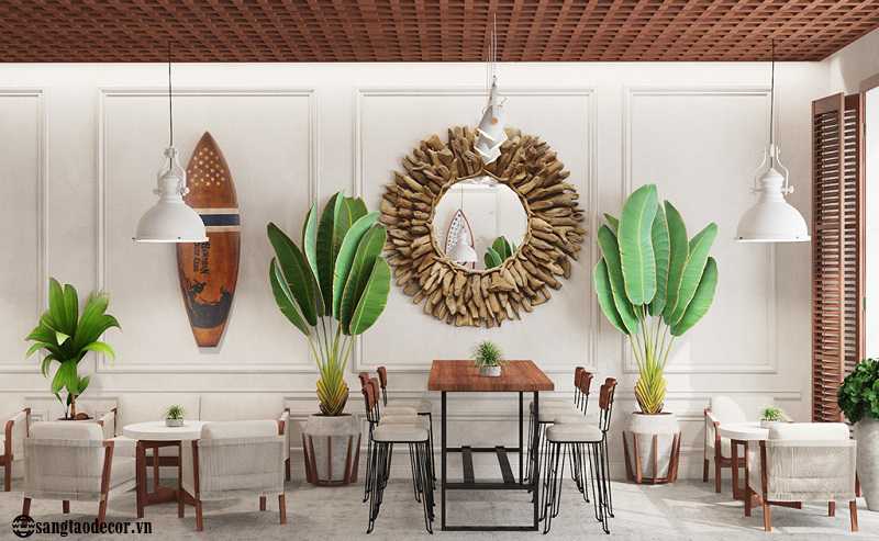 thiết kế thi công quán cafe