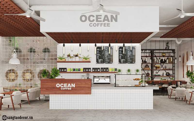 thiết kế thi công quán cafe