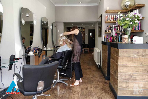 thiết kế thi công salon tóc