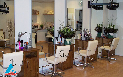 thiết kế thi công salon tóc