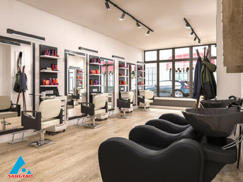 thiết kế thi công salon tóc